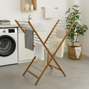 Séchoir à linge étendoir design en X en bois massif pliable 10M XENIA