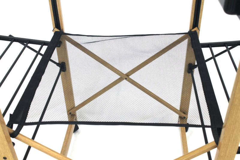 Séchoir À Linge Avec Roulettes Ushuaia - Noir