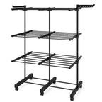 Tendedero para ropa Extra Xxl - 38M - 3 niveles - Negro
