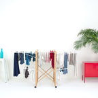 Clothes dryer multifunction drying rack 32M USHUAIA MAX Wood color large capacity