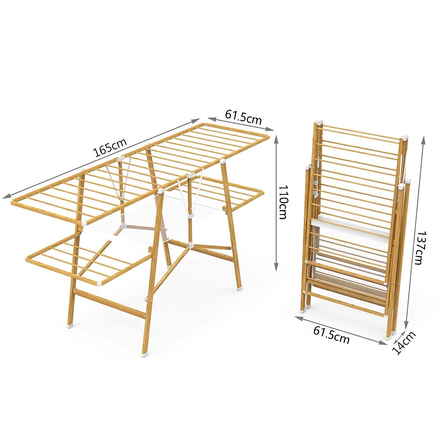 Étendoir À Linge Pliable Nairobi - 20M - Bois