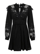 Self Portrait - Robe Dentelle Noir - Femme