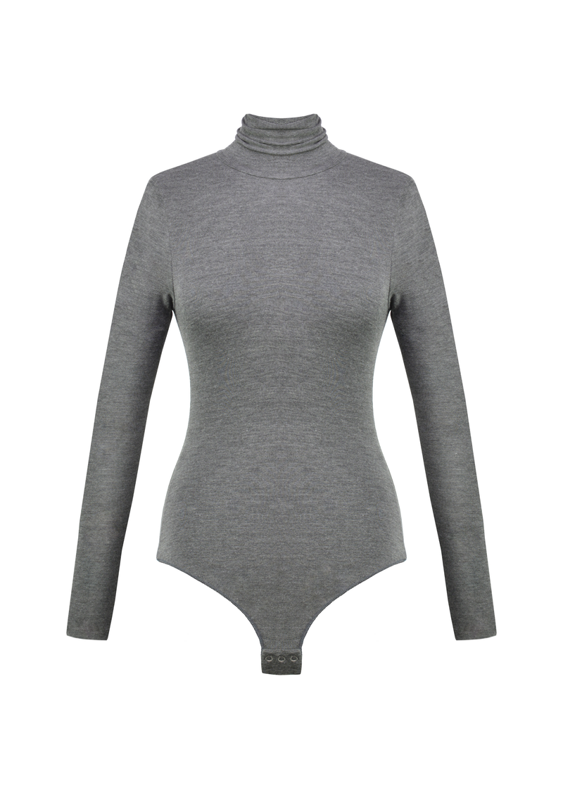 Body Belle Turtleneck - Grey