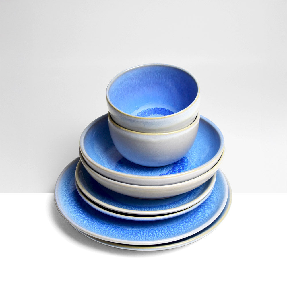 Servicio para 2 - Azul mineral