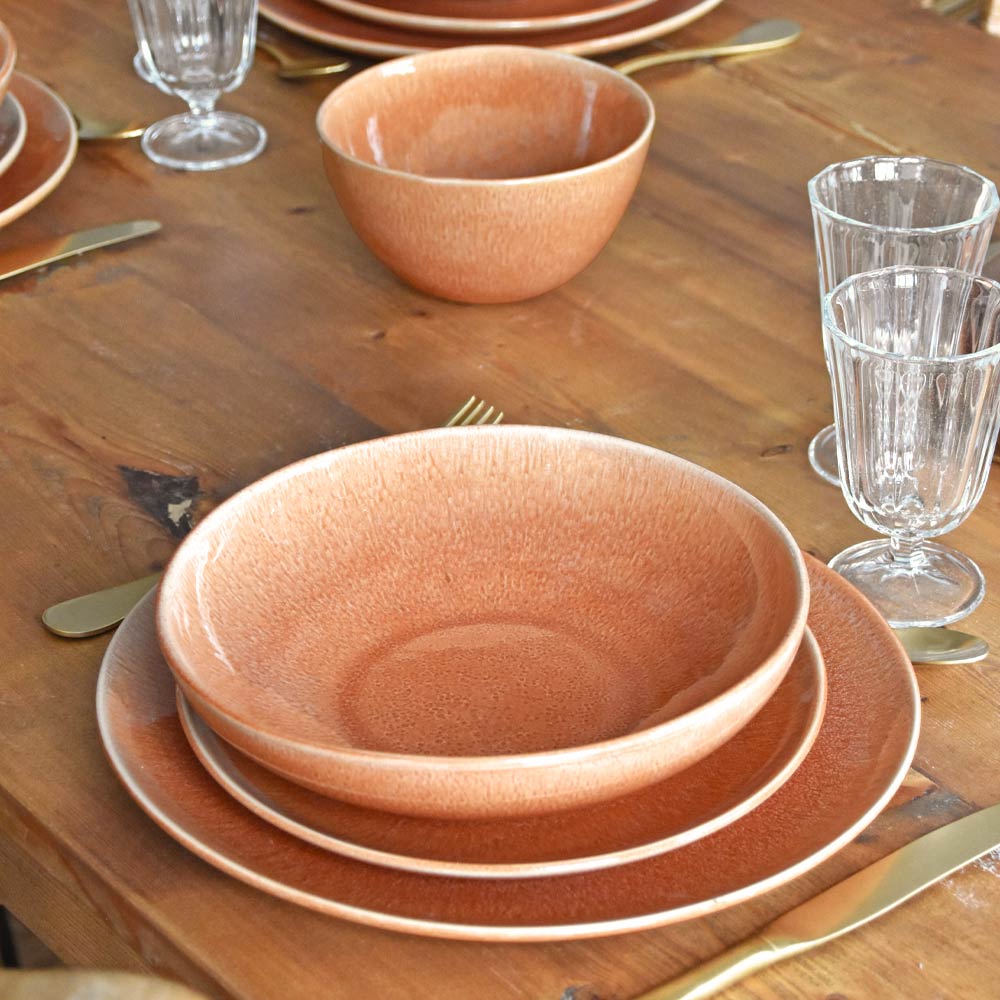 Assiette Creuse - Terracotta Sienna