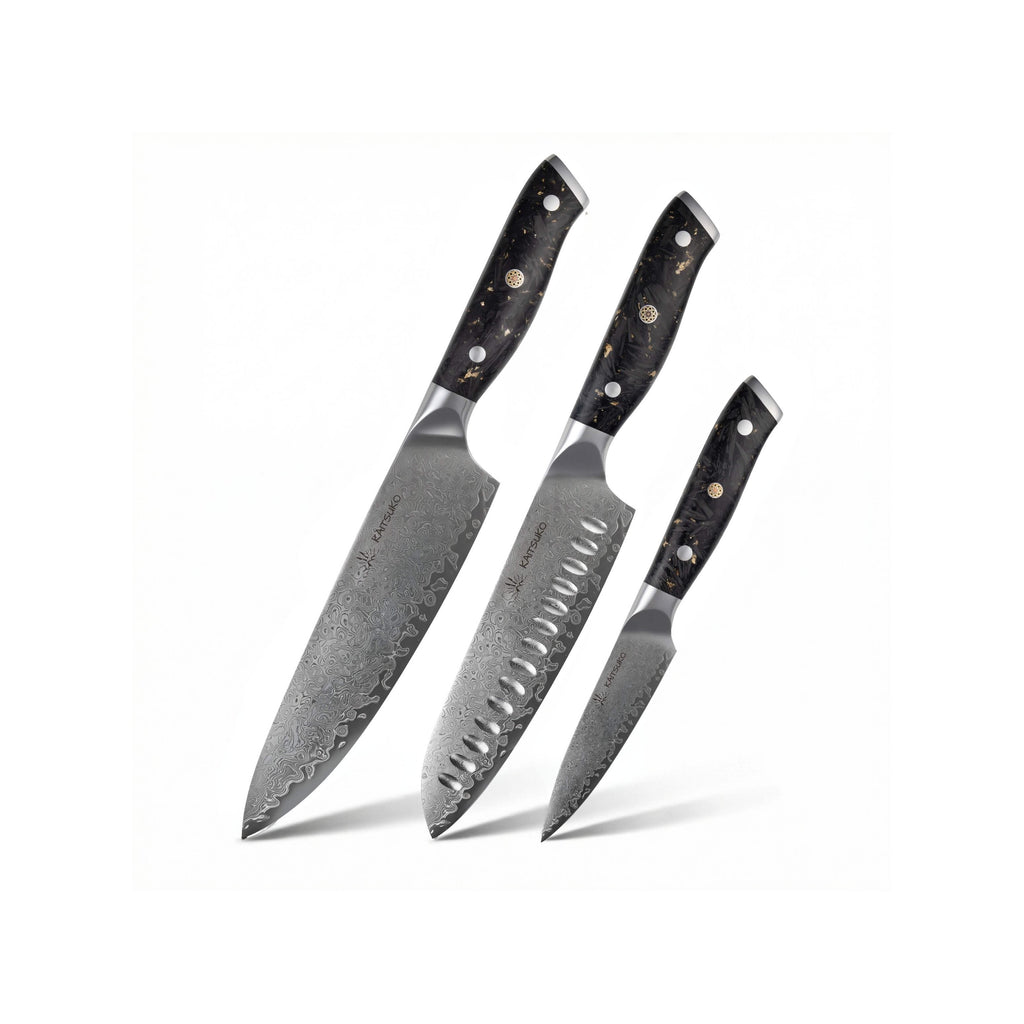 Set Of 3 Japanese Knives - Chef Yakumoto