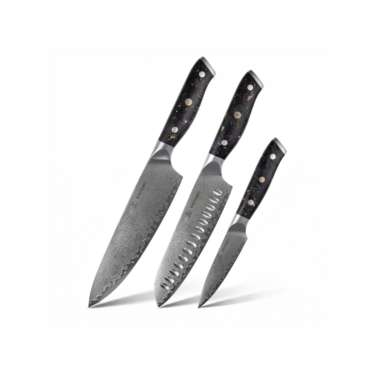 Set Of 3 Japanese Knives - Chef Yakumoto