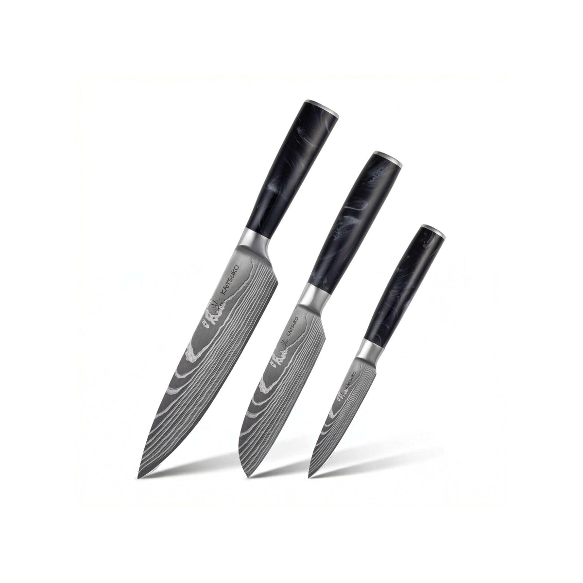 Set De 3 Couteaux Japonais - Chef Tanaka