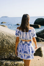 Top Jenna - Broderies Bleu