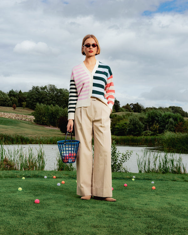 Pull "Patch Coeur" Glizières Lambswool And Cashmere - Femme