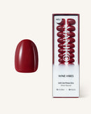 Wine Vibes (Court, Rond) - Press Ons