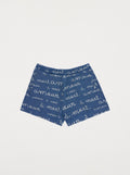 Short Amour Jacquard Denim