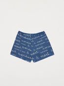 Short AMOUR jacquard denim