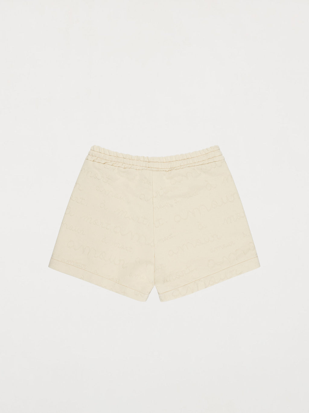 Short Amour Jacquard Écru
