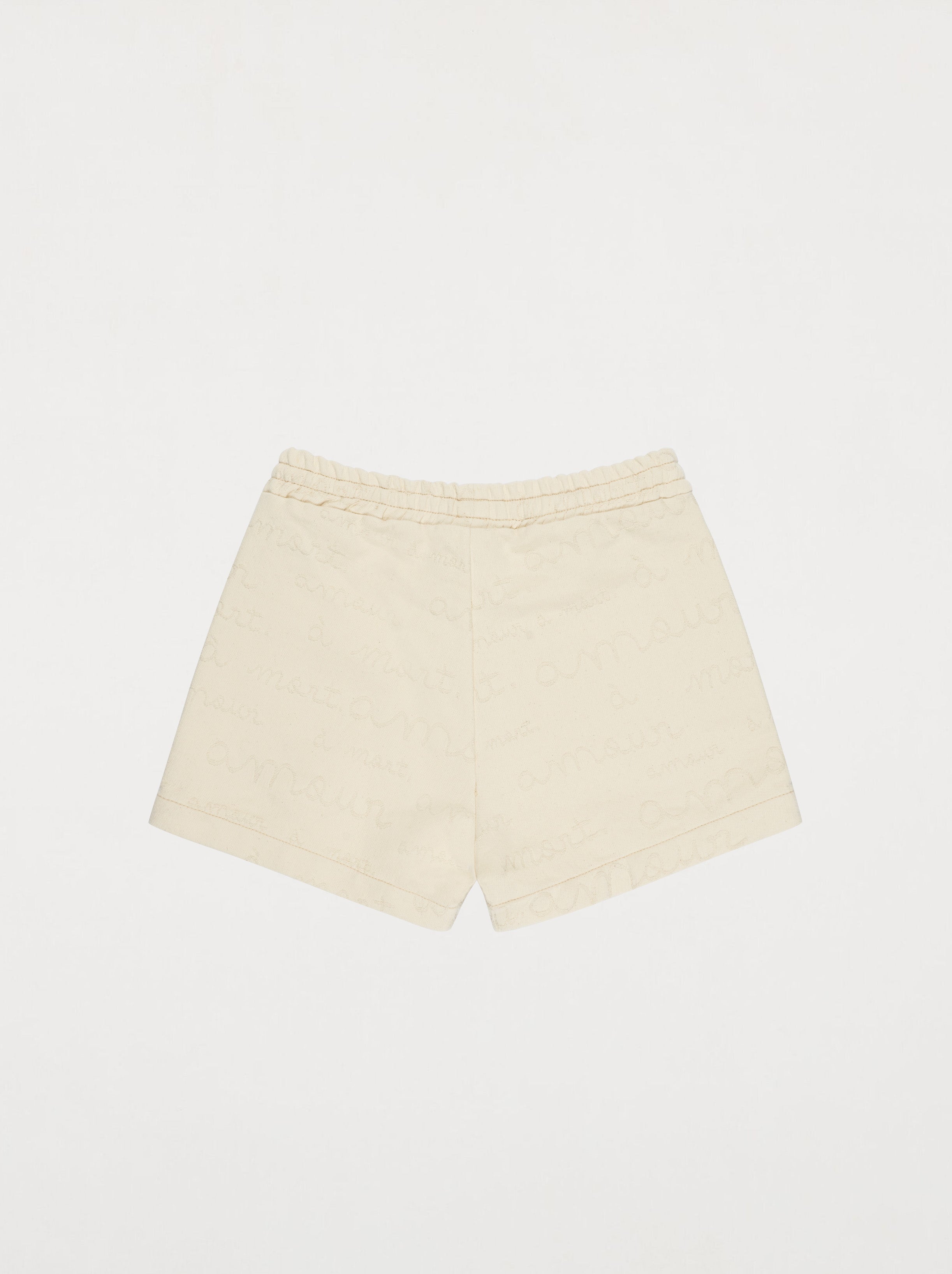 Short Amour Jacquard Écru