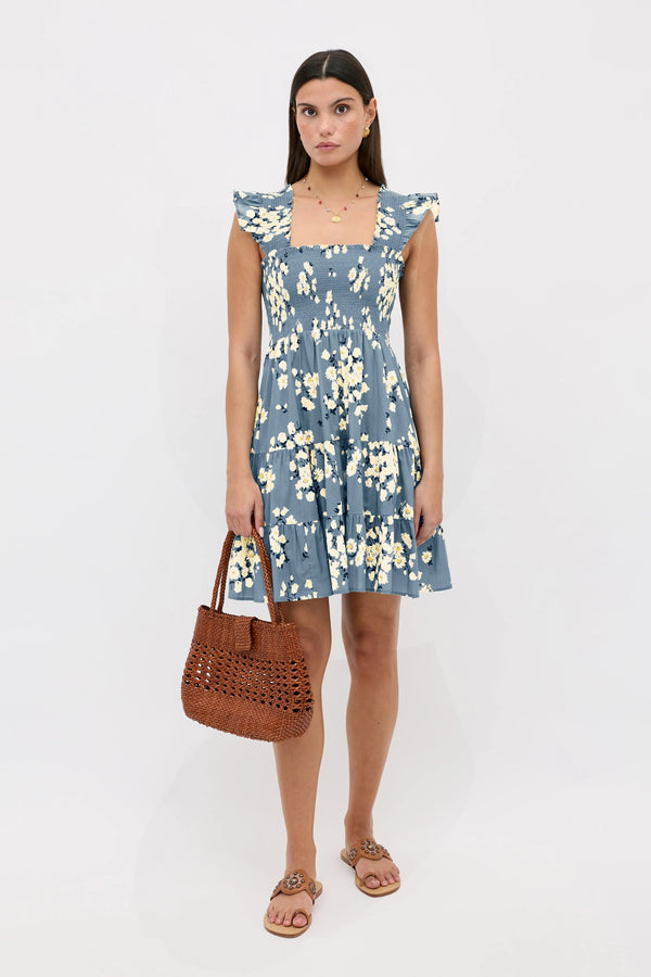 Vestido Sidney Amelia Bouquet Azul