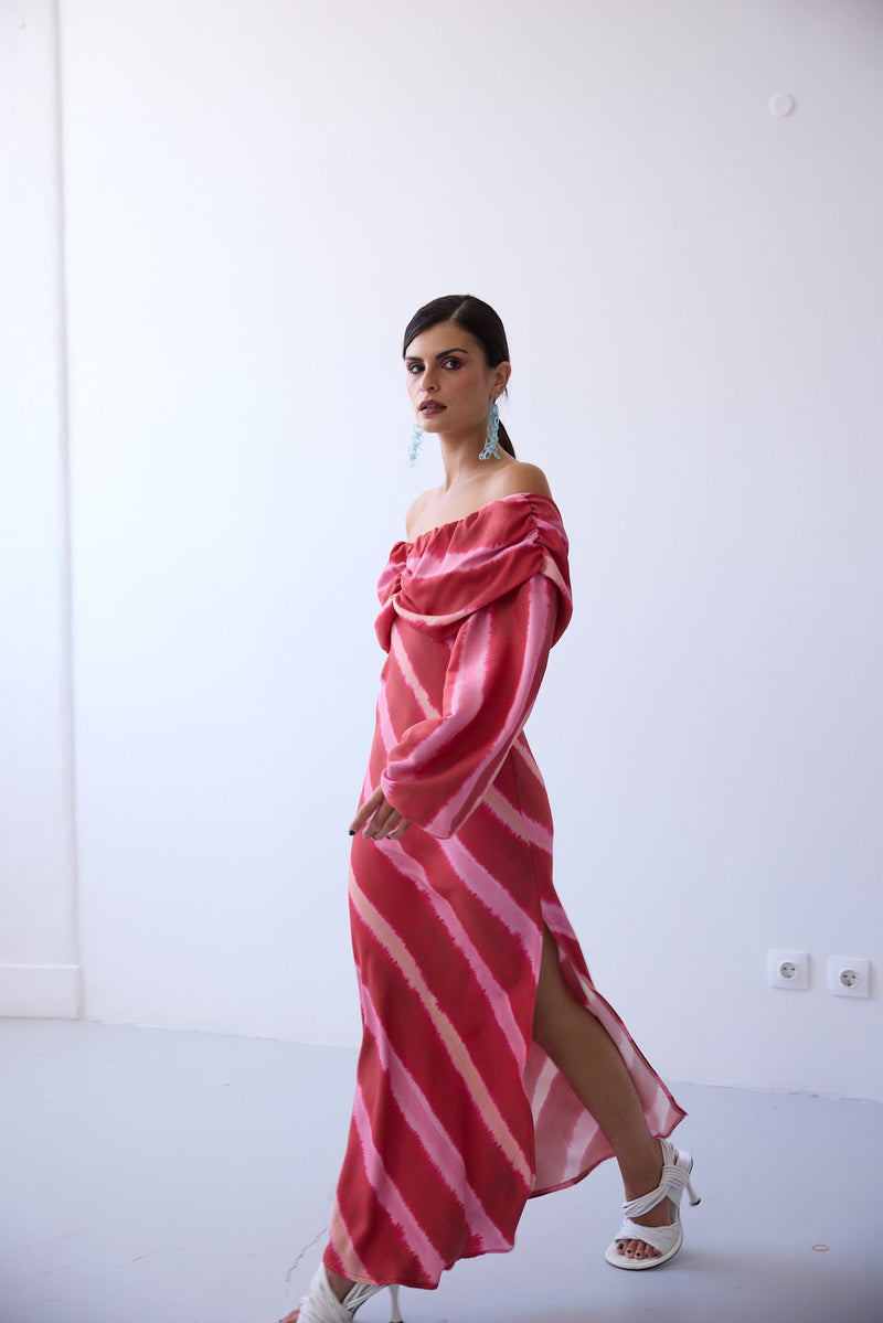 Robe Hermes - Fuchsia