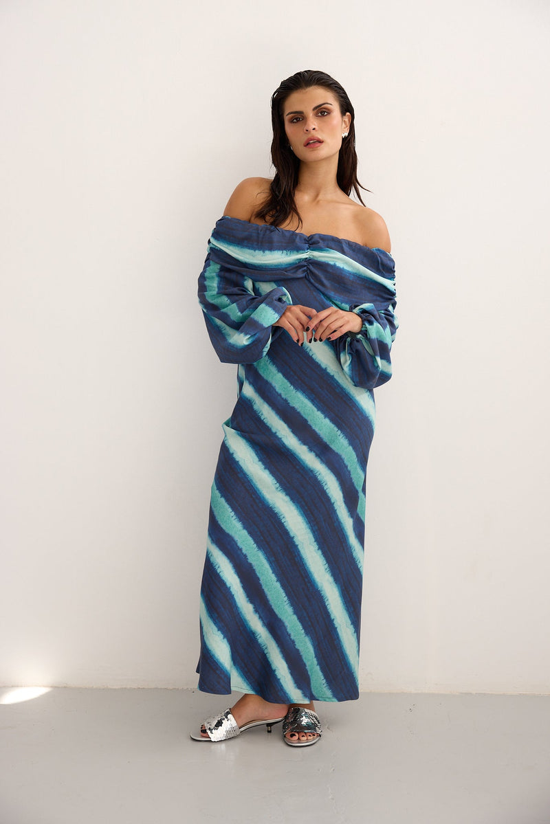 Robe Hermes - Bleu