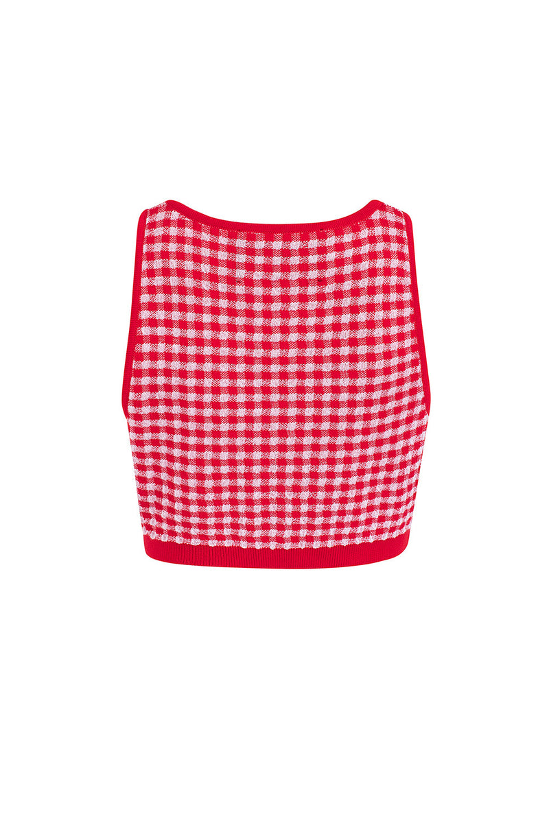 Crop Top Poppy - Rouge