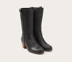 Stiefel Simone - Weiches Leder Schwarz - Damen