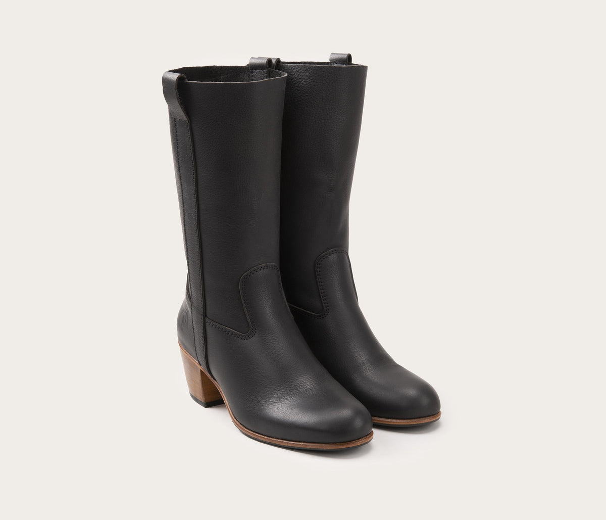 Stiefel Simone - Weiches Leder Schwarz - Damen