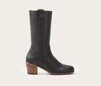 Stiefel Simone - Weiches Leder Schwarz - Damen
