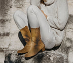 Botas Simone - Terciopelo Chocolate - Mujer