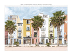 Papier Peint Panoramique Lisboa - Multicolore