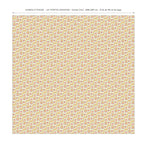 Lé Papiers De Ninon – Papier Peint Panoramique Diabolo - Rose, papier peint à motifs géométriques carrés et ronds, tons jaune et rose