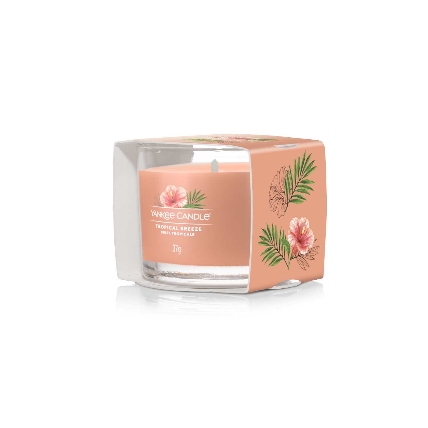 Bougie Votive En Verre - Brise Tropicale