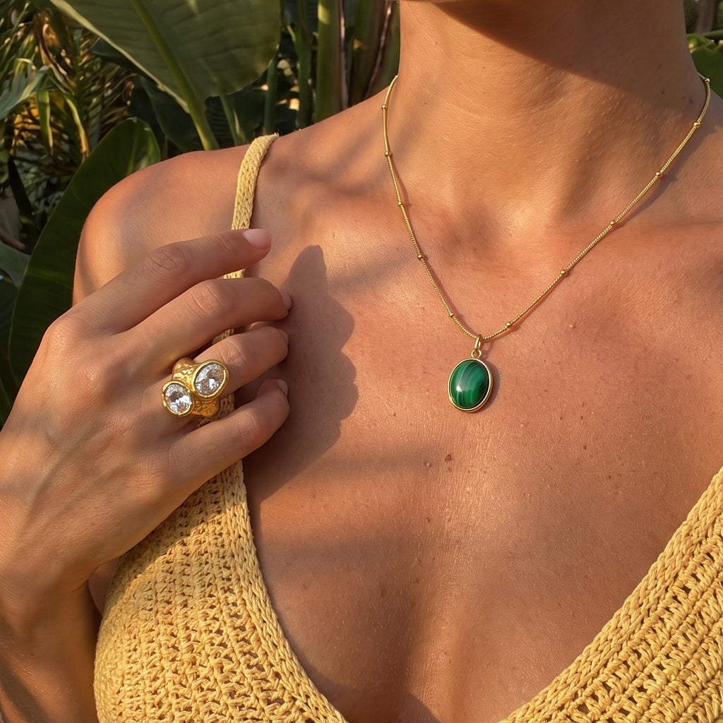 Collier Iris Vert