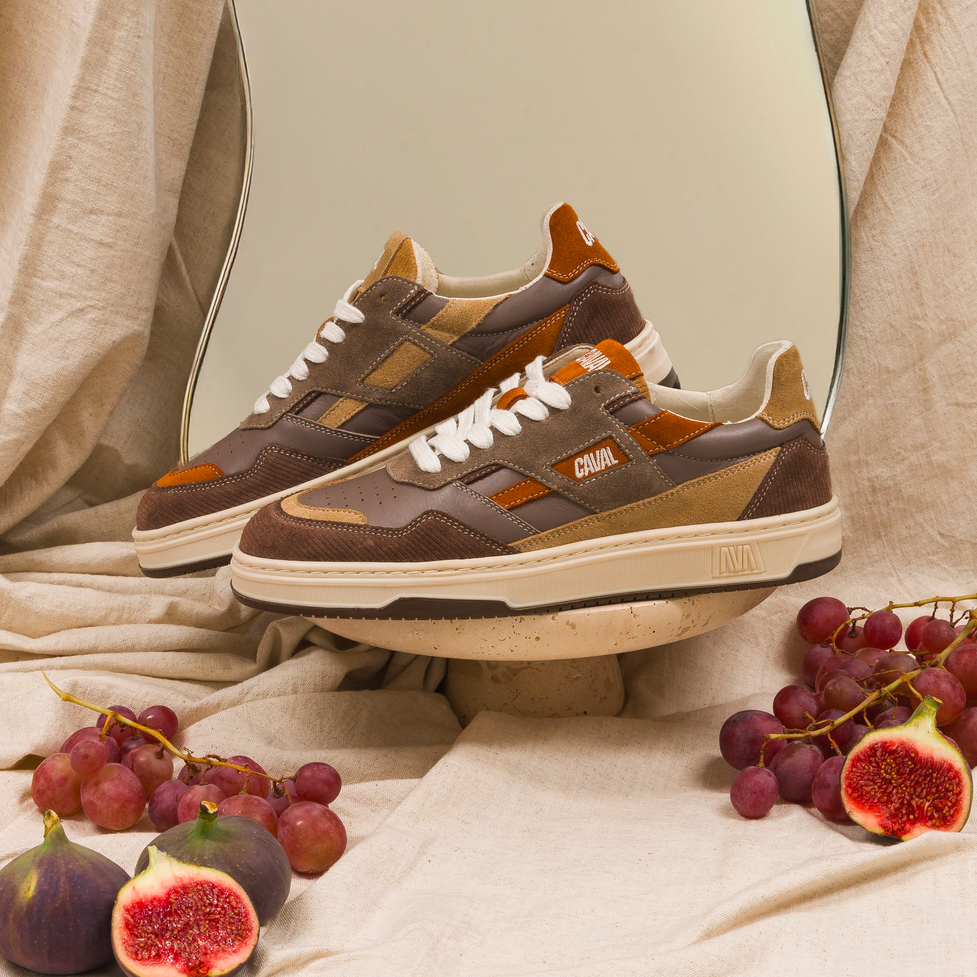 Baskets Chestnut Corduroy