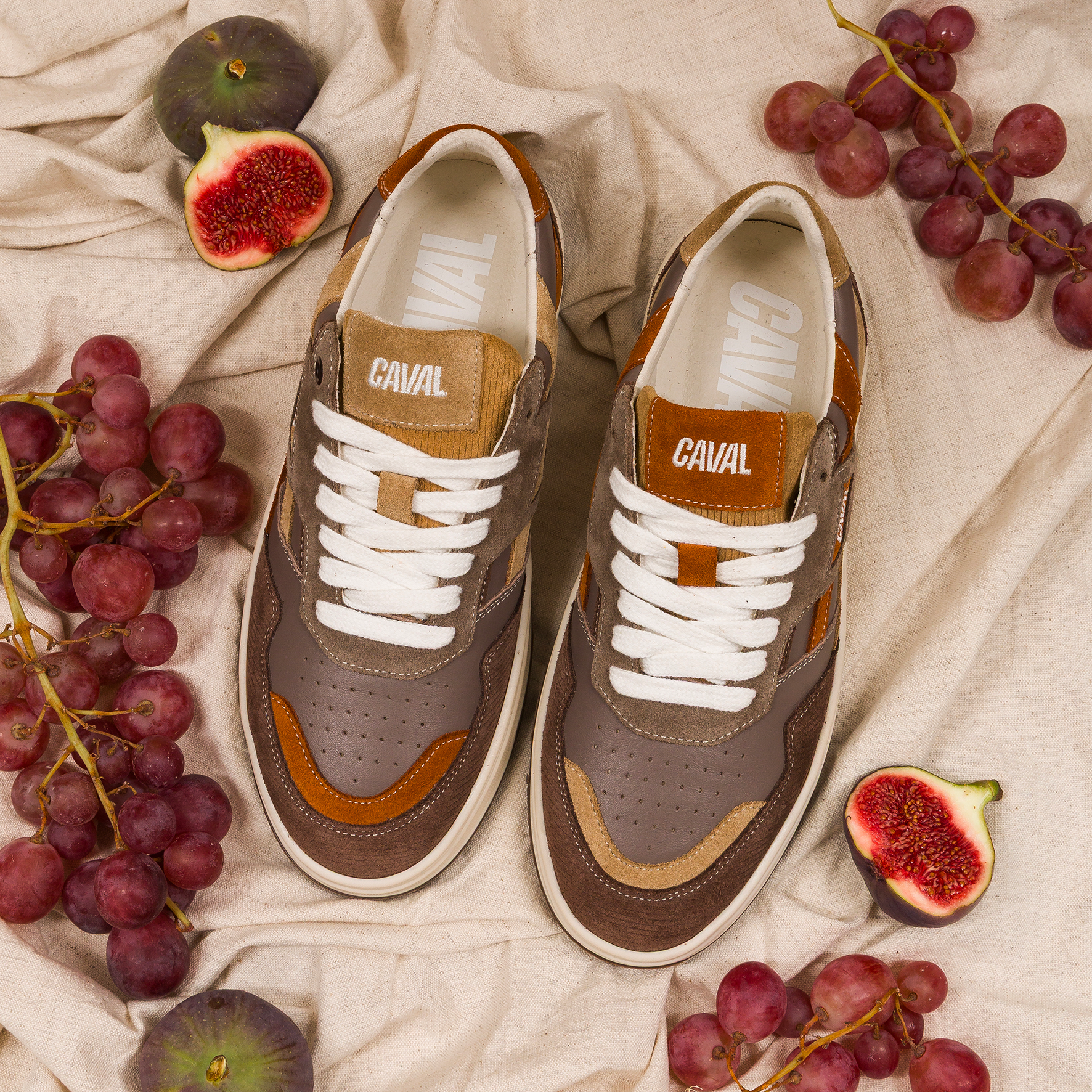 Baskets Chestnut Corduroy