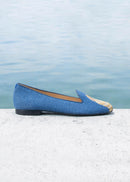 Pantuflas Shell - Azul - Mujer