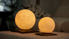 Lampe Lune - Bois - 2 Tailles