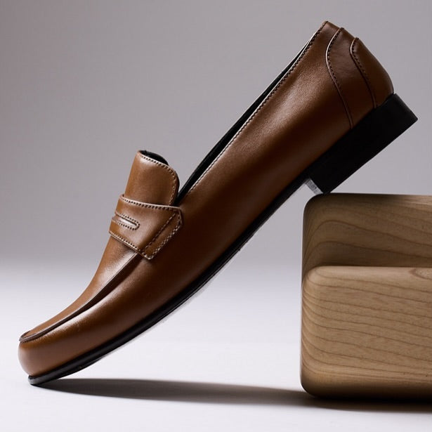 Mocassins Serge - Cuir De Veau Lisse - Chocolat