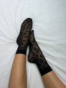 Socquettes Leopard 2 - Noir