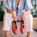 Huaraches Sofia - Rose Flashy