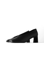 Soft Geometry Court Shoes - Black