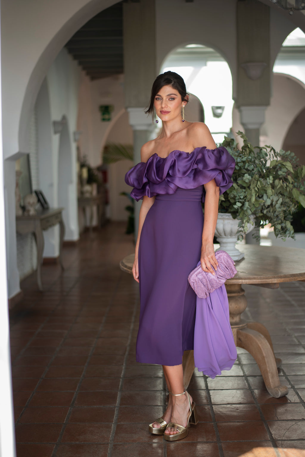 Robe Solène - Prune