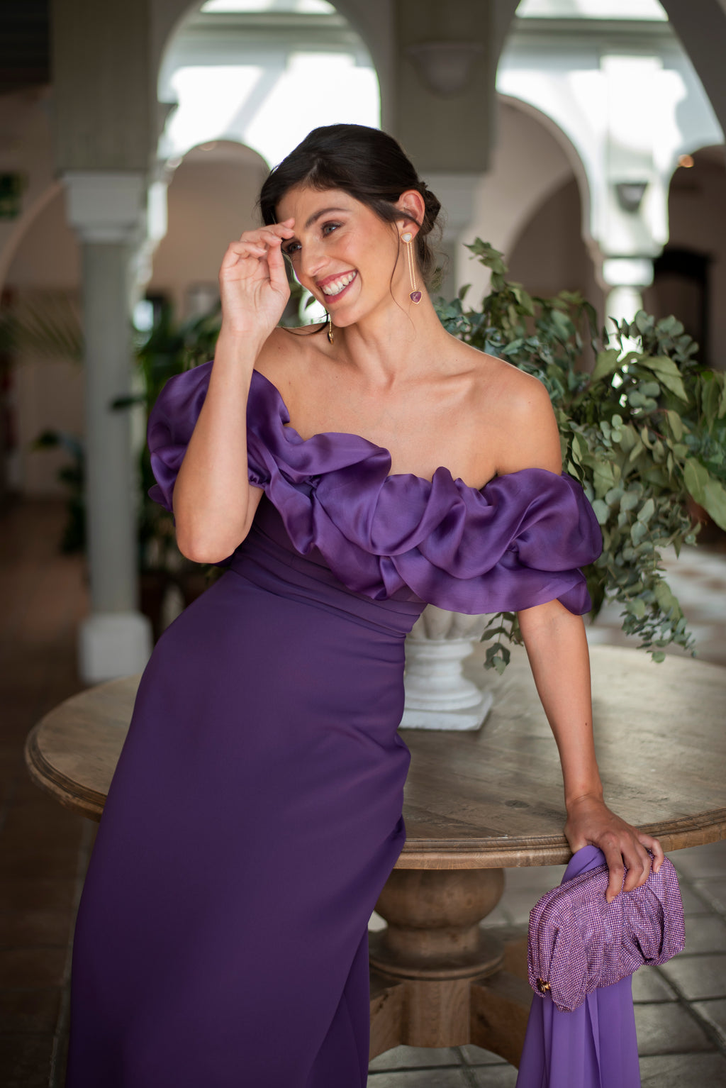 Robe Solène - Prune