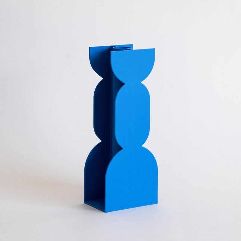 Soliflore Figure Vase - Cobalt