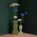 Soliflore Figure Vase - Olive Green