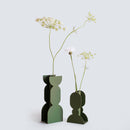 Soliflore Figure Vase - Olive Green