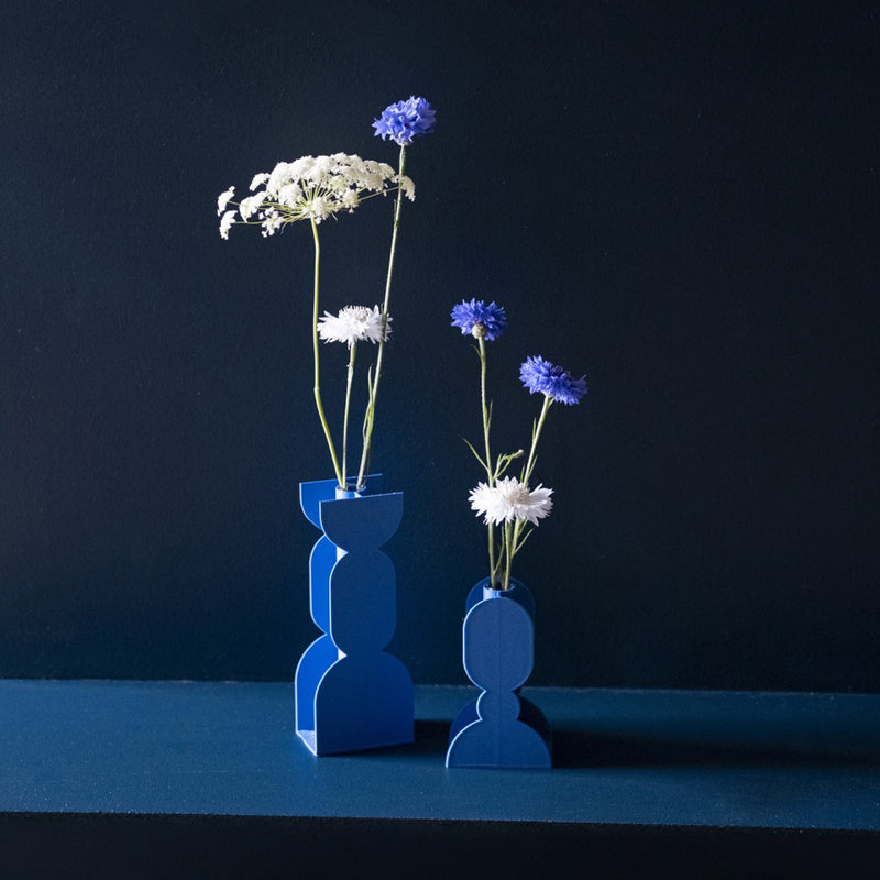 Soliflore Figure Vase - Small - Cobalt