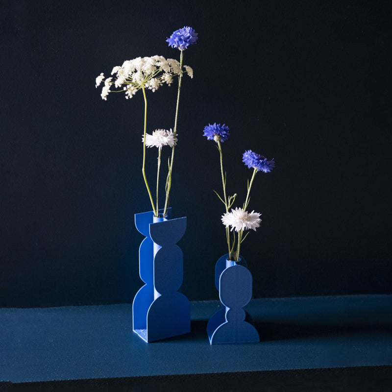 Soliflore Figure Vase - Small - Cobalt