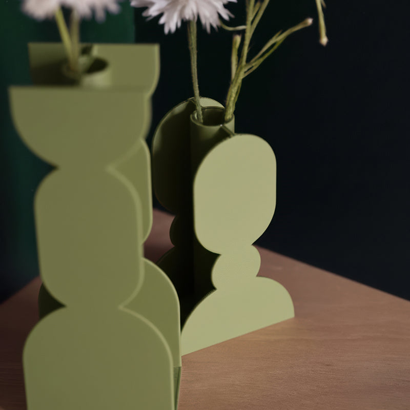 Soliflore Figure Vase - Small - Olive Green