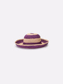 Fiji Hat Purple Stripes