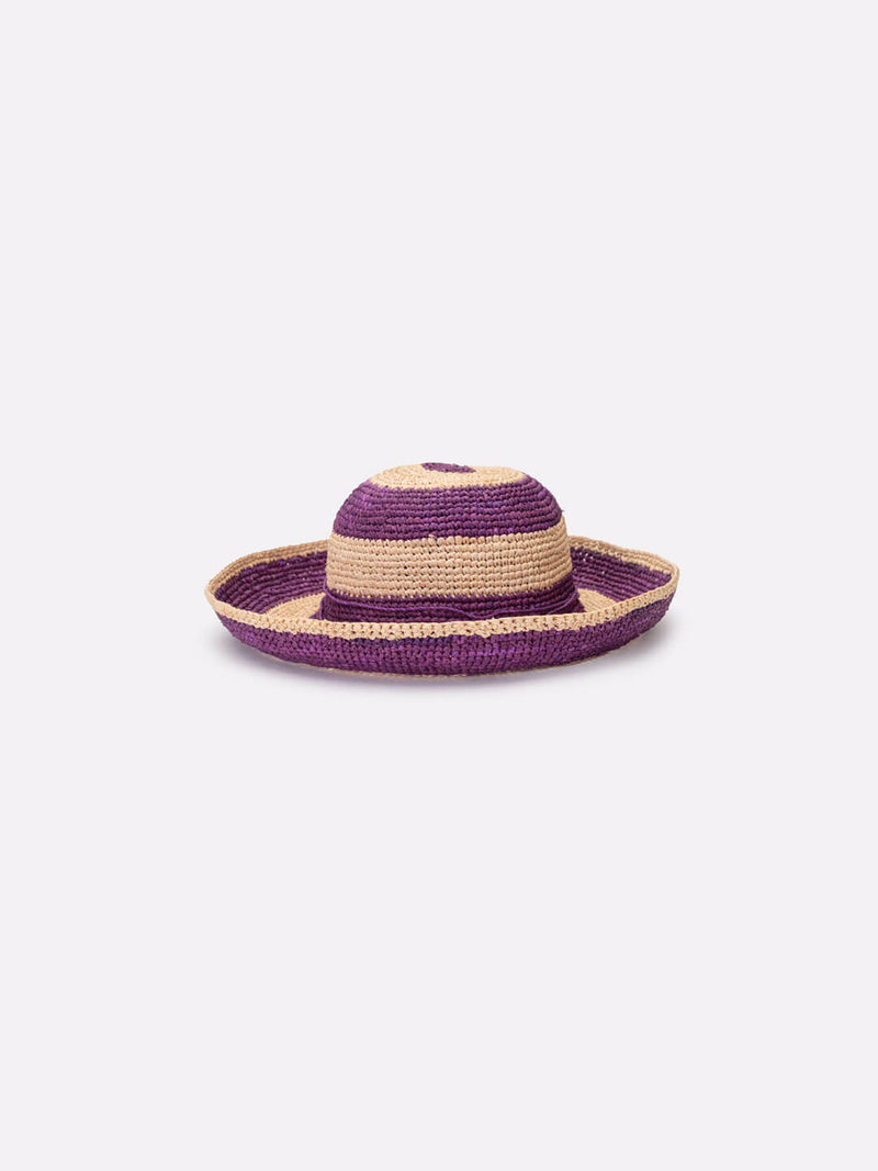 Gorro Fiji Rayas Moradas