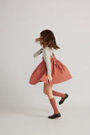 Delantal Enola terracota - Selección Soor Ploom disponible en amaetc.com, concept store ecológico para niños